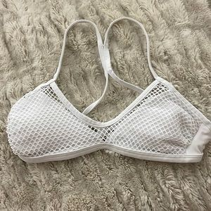 Target white bikini top